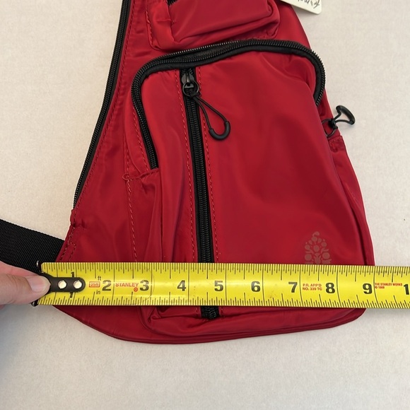 FREE PROPLE MOVEMENT RENEGADE SLING BAG RED NEW WITH TAGS - Picture 12 of 14